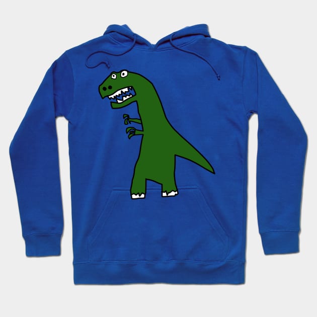 T-Rex by Kids Hoodie by SpookyMeerkat